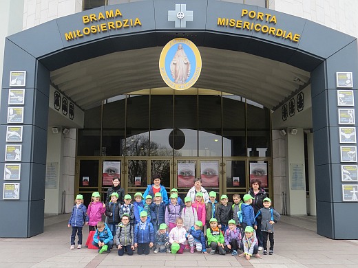 Pielgrzymka przedszkolaków do Łagiewnik