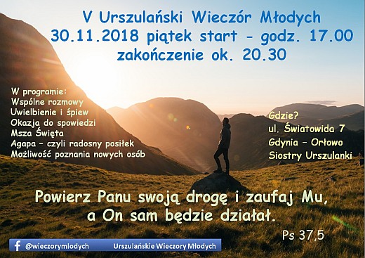 V Urszulański Wieczór Młodych w Gdyni-Orłowie