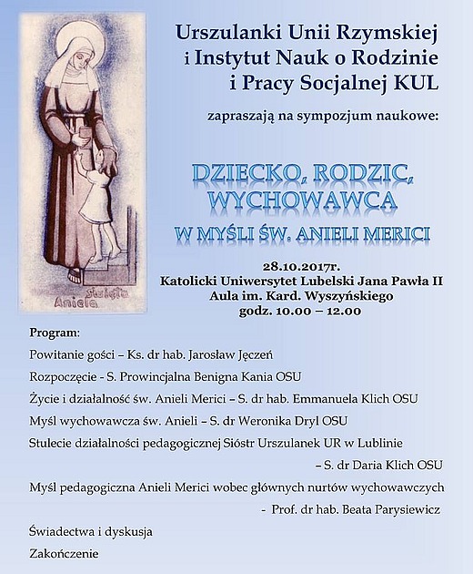 Zaproszenie na sympozjum jubileuszowe w Lublinie